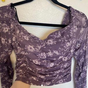 FOREVER 21 MESH PARTY SHIRT